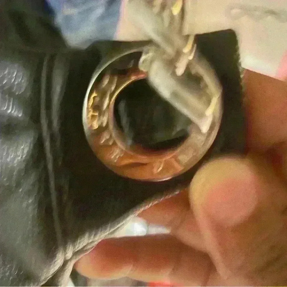 STEVE MADDEN BLACK SILVER CHAIN FANNY  PACK - Picture 11 of 11